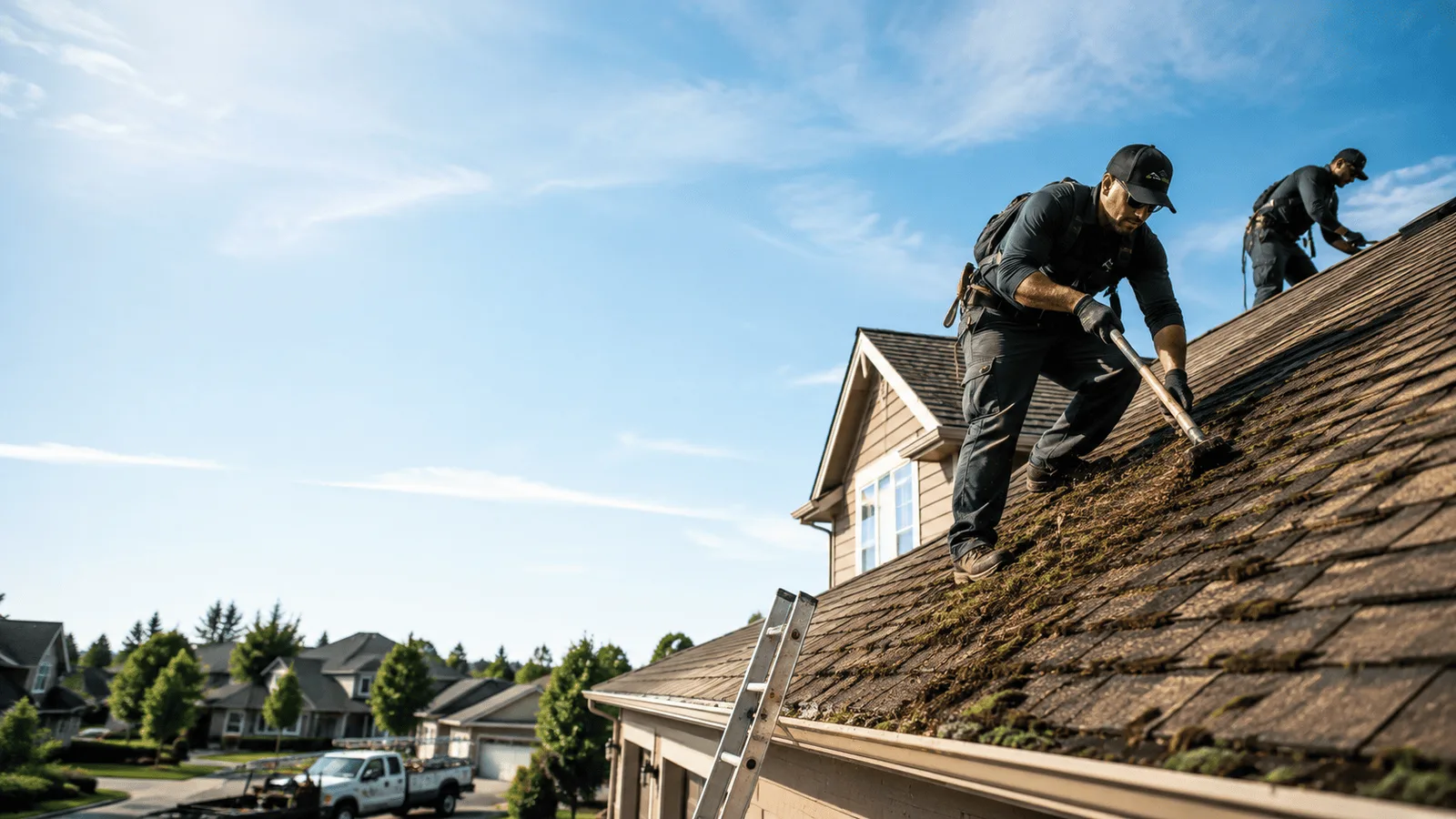 Roof Moss Removal in Queen, PA near me